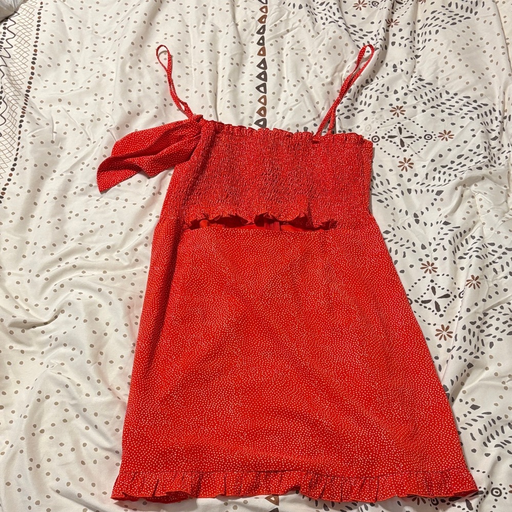 Kittenish Red Mini Dress